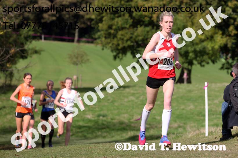 Senior womens Northern Cross Country Relays, Graves Park, Sheffield. Photo: David T. Hewitson/Sports for All Pics